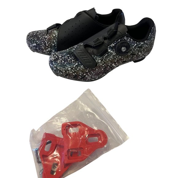 Like New Scurtain Cycling Shoes Unisex Black White Multicolor Size 37/6.5 - Picture 4 of 6